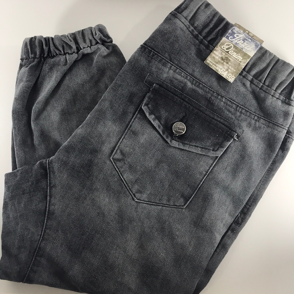 🆕 Men’s Jinzu Denim wash black Capri Jeans M 👖